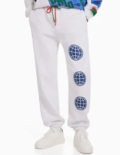 HOMME BERSHKA Pantalons*Pantalon molleton imprimé