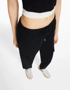 FEMME BERSHKA Pantalons*Pantalon molleton poches