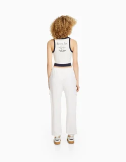 FEMME BERSHKA Pantalons*Pantalon molleton poches