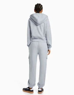 FEMME BERSHKA Survêtement*Pantalon molleton poches
