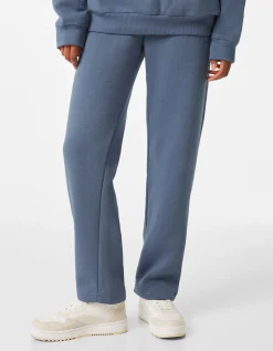 FEMME BERSHKA Pantalons*Pantalon molleton wide leg