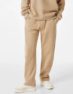 FEMME BERSHKA Pantalons*Pantalon molleton wide leg