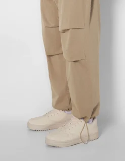 HOMME BERSHKA Pantalons*Pantalon parachute coton