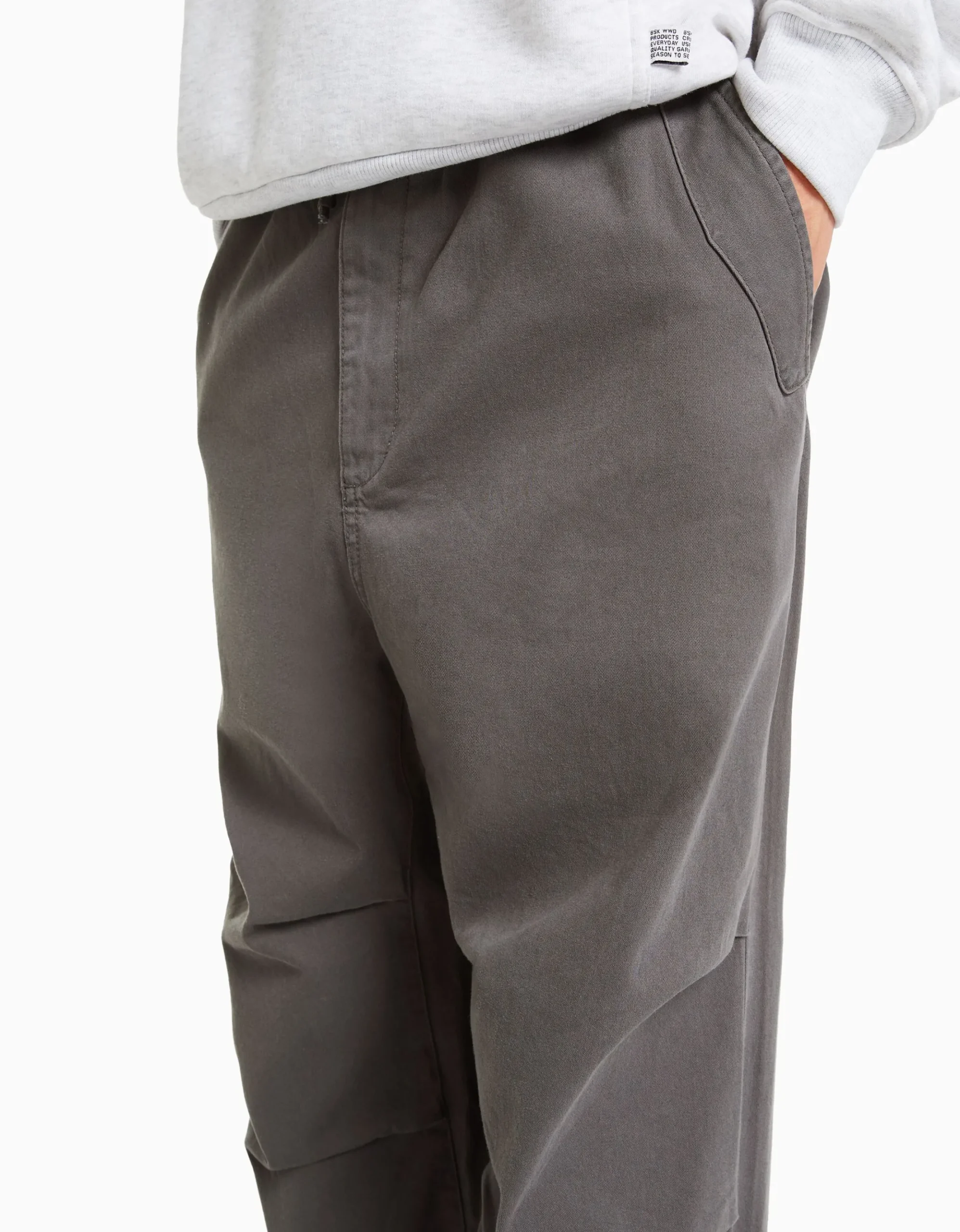 HOMME BERSHKA Vêtements*Pantalon parachute coton