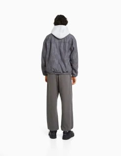 HOMME BERSHKA Vêtements*Pantalon parachute coton