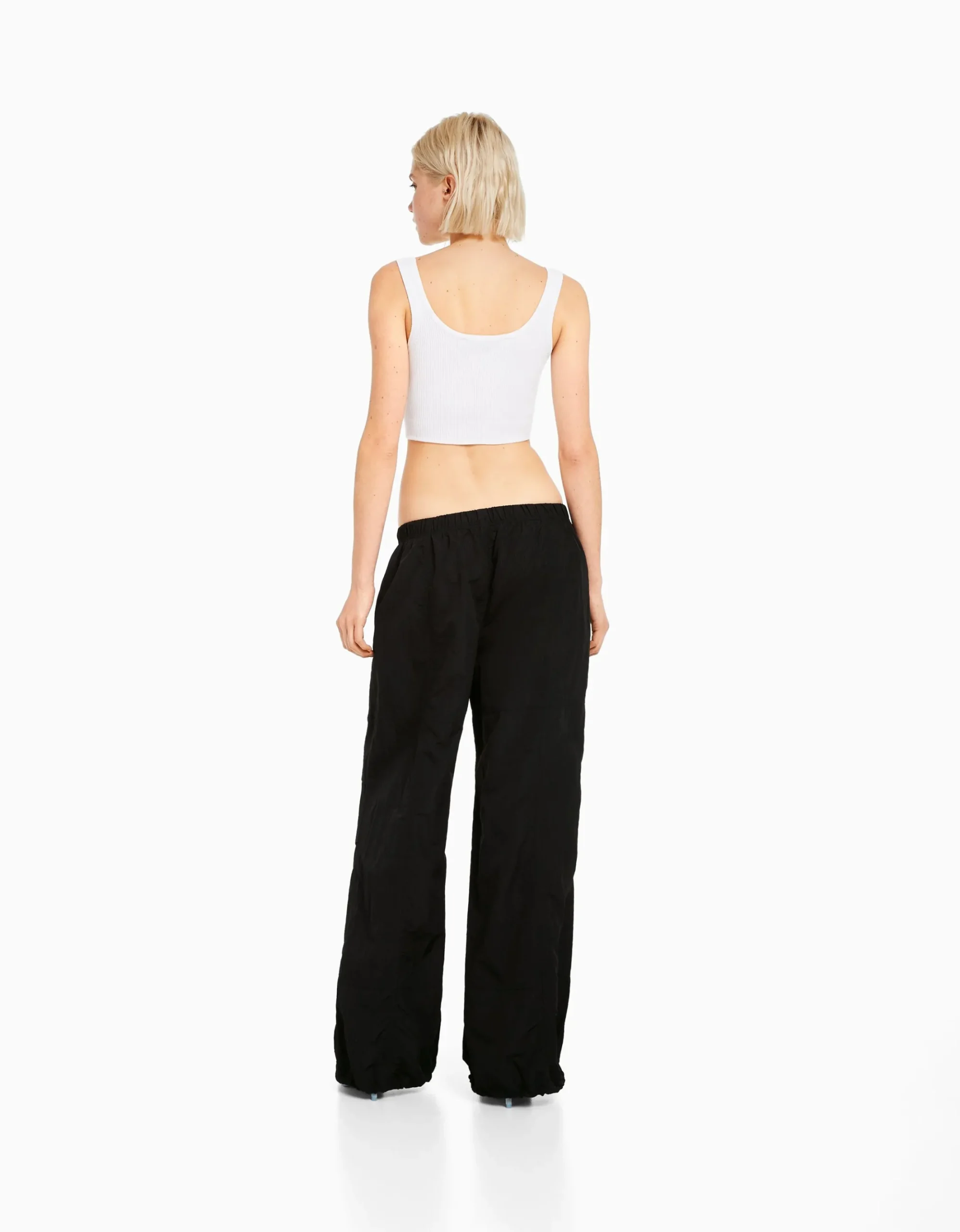 FEMME BERSHKA Vêtements*Pantalon parachute nylon
