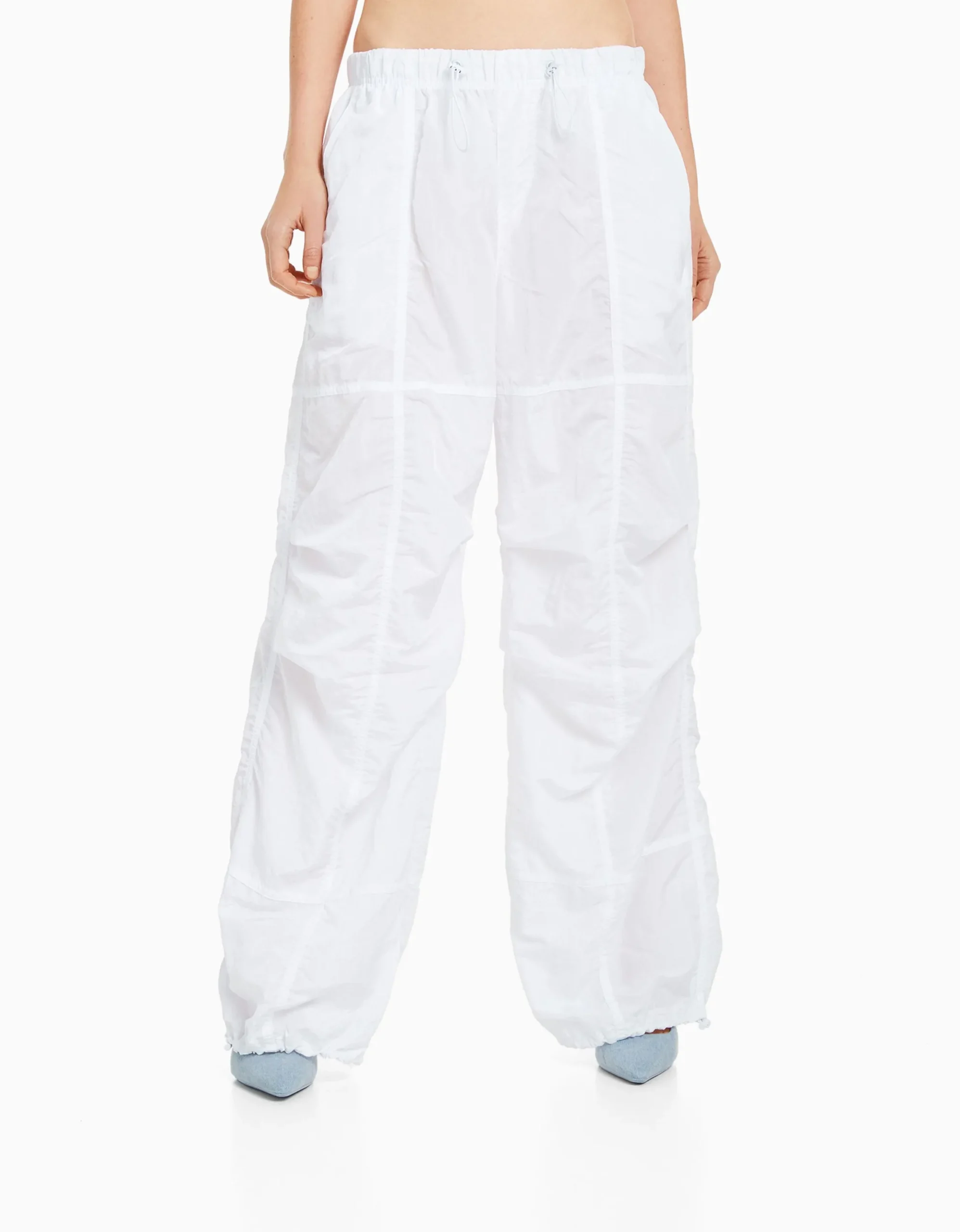 FEMME BERSHKA Vêtements*Pantalon parachute nylon