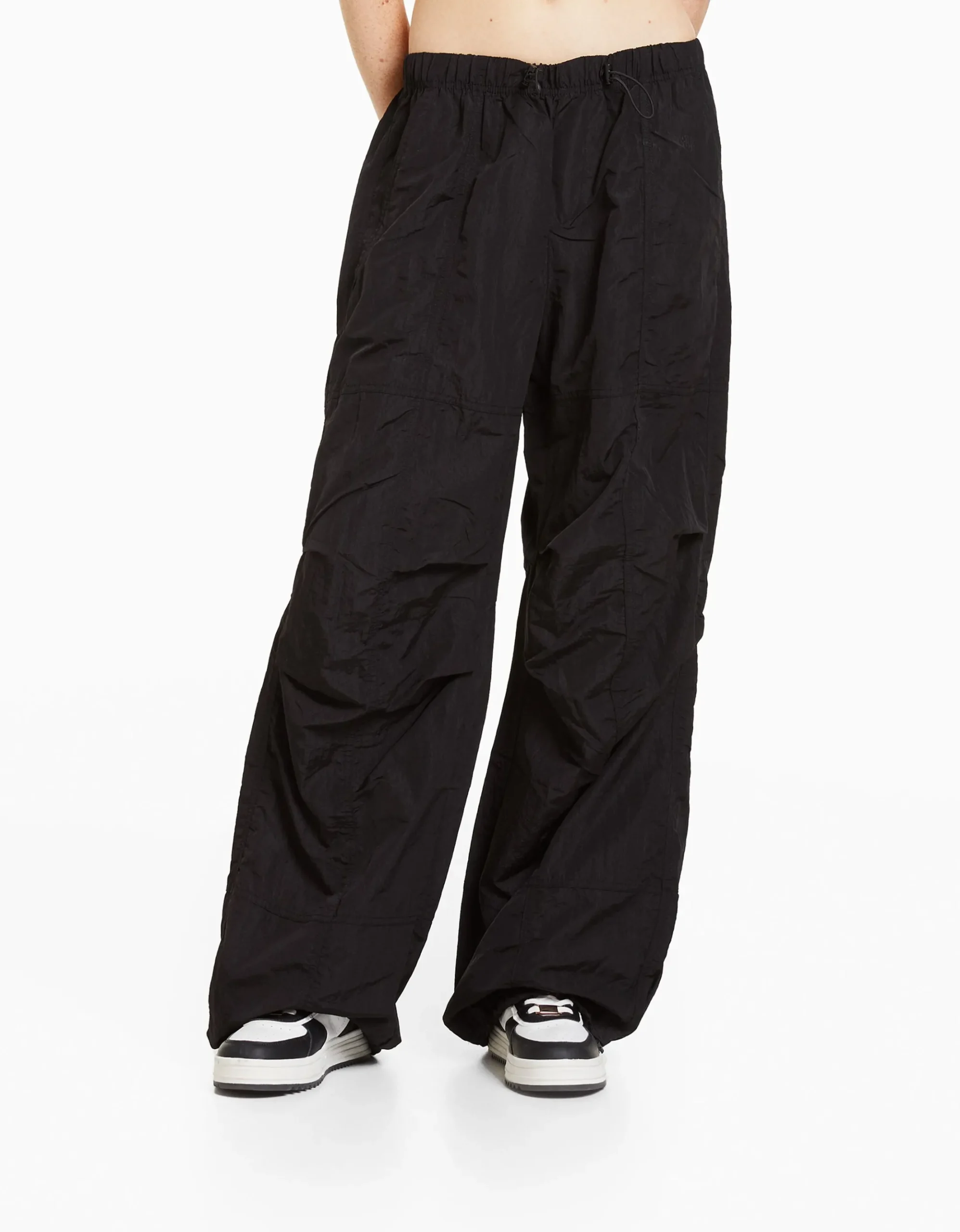 FEMME BERSHKA Vêtements*Pantalon parachute nylon