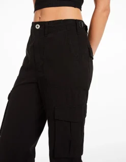 FEMME BERSHKA Pantalons*Pantalon straight cargo réglable