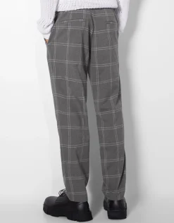 HOMME BERSHKA Pantalons et jeans*Pantalon tailoring carreaux