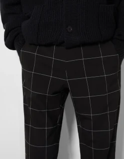 HOMME BERSHKA Pantalons et jeans*Pantalon tailoring carreaux