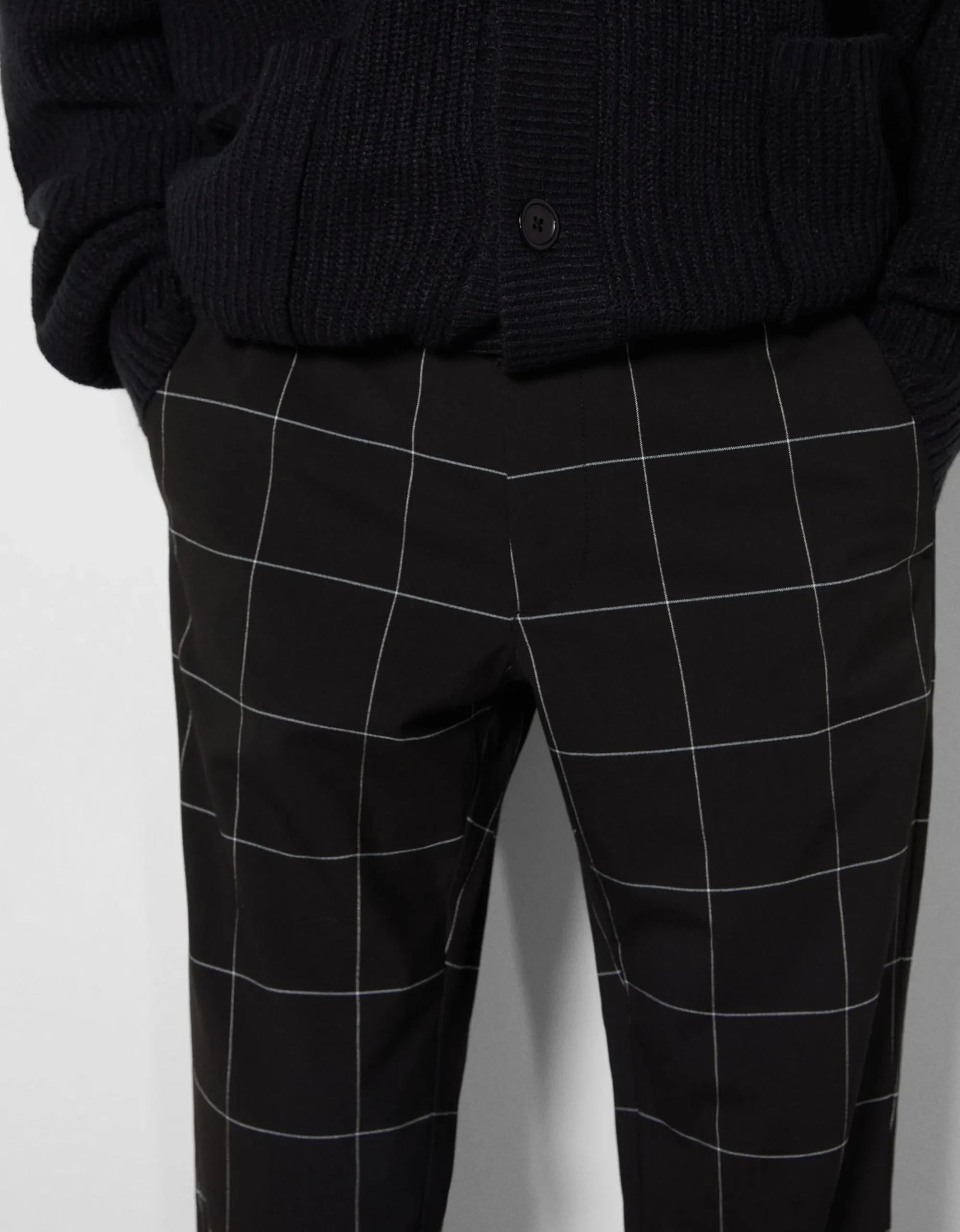 HOMME BERSHKA Pantalons et jeans*Pantalon tailoring carreaux