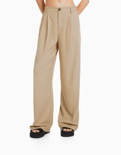 FEMME BERSHKA Pantalons*Pantalon tailoring dad fit