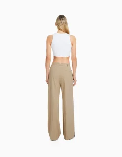 FEMME BERSHKA Pantalons*Pantalon tailoring dad fit