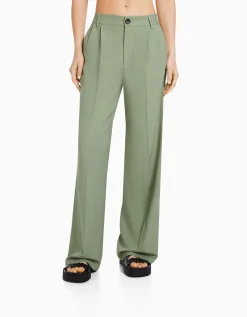 FEMME BERSHKA Pantalons*Pantalon tailoring dad fit