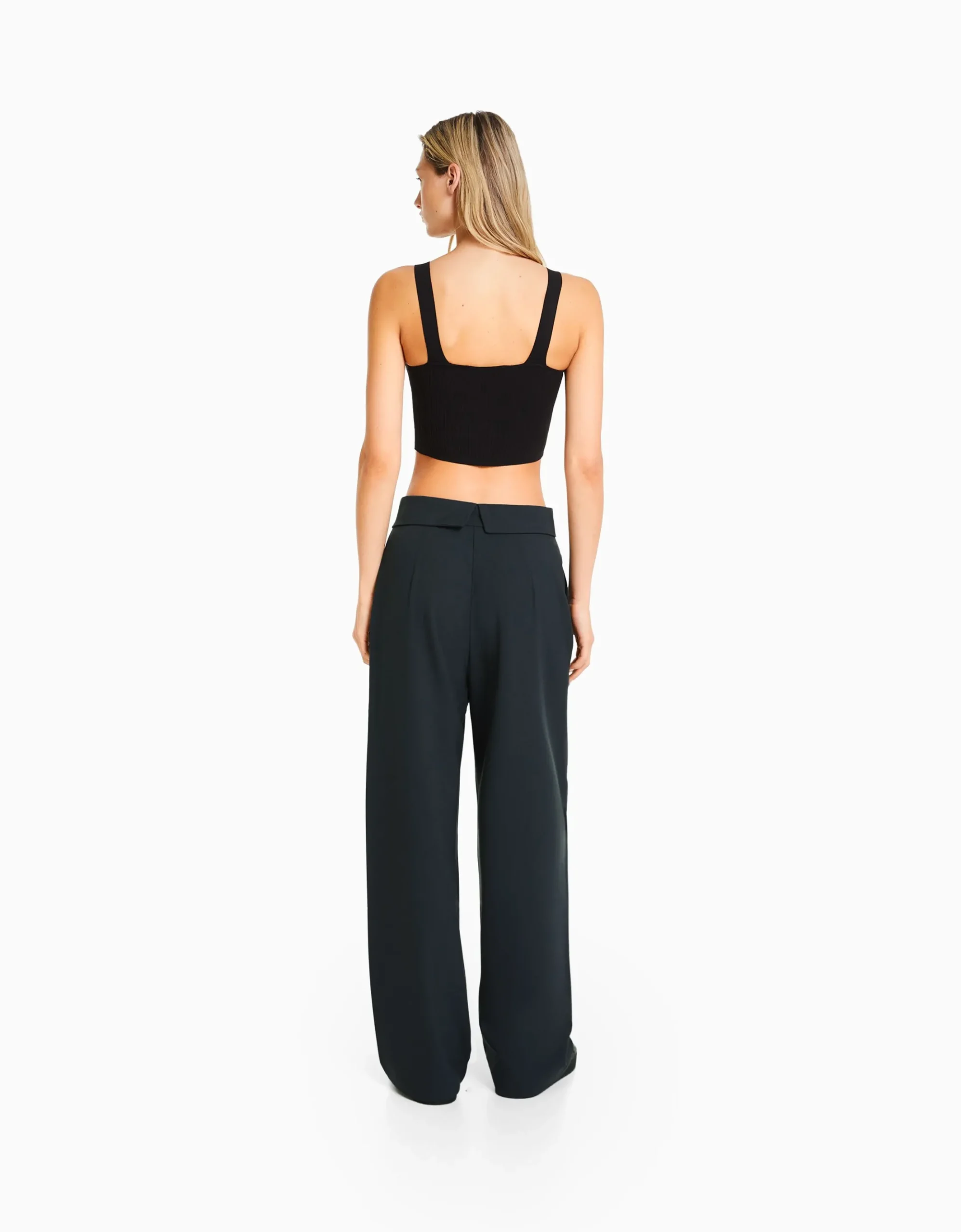 FEMME BERSHKA Vêtements*Pantalon tailoring taille plis