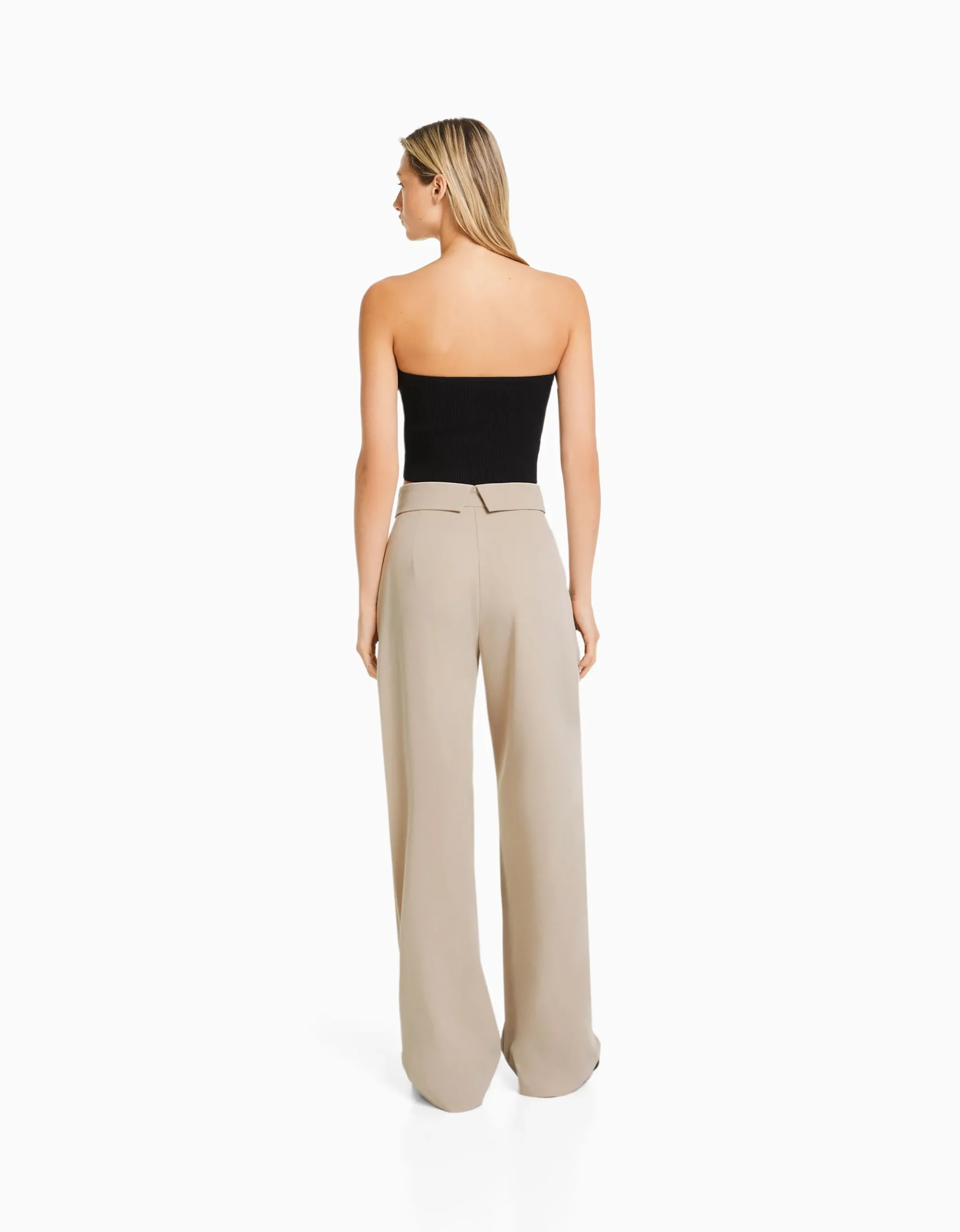 FEMME BERSHKA Vêtements*Pantalon tailoring taille plis