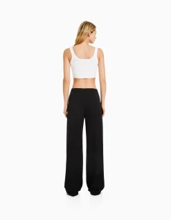 FEMME BERSHKA Best sellers*Pantalon tailoring wide leg passants