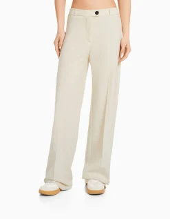 FEMME BERSHKA Tailleurs*Pantalon tailoring wide leg passants