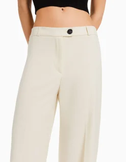 FEMME BERSHKA Tailleurs*Pantalon tailoring wide leg passants