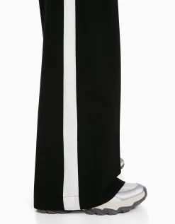 FEMME BERSHKA Pantalons*Pantalon tailoring wide leg bande latérale