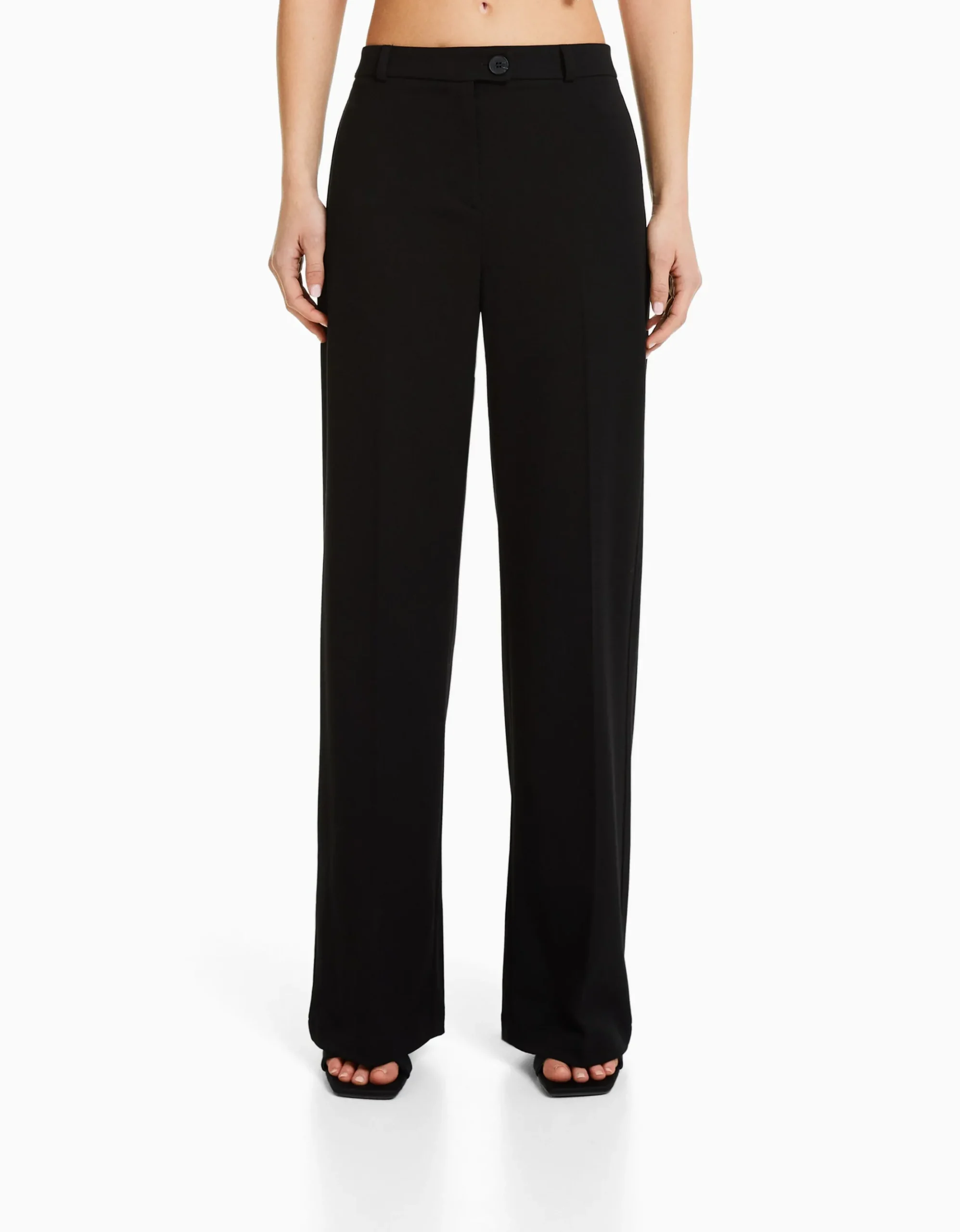 FEMME BERSHKA Vêtements*Pantalon tailoring wide leg passants