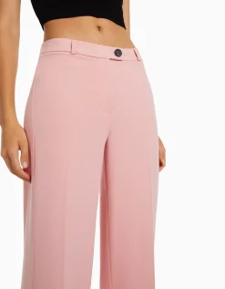 FEMME BERSHKA Pantalons*Pantalon tailoring wide leg passants