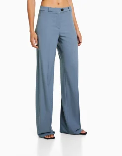 FEMME BERSHKA Vêtements*Pantalon tailoring wide leg passants