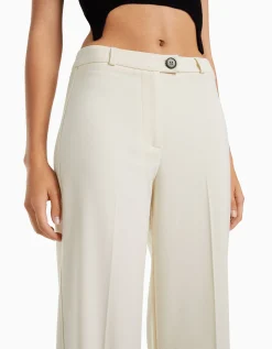 FEMME BERSHKA Pantalons*Pantalon tailoring wide leg passants