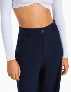 FEMME BERSHKA Pantalons*Pantalon wide leg passants