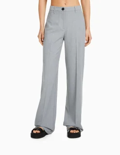FEMME BERSHKA Pantalons*Pantalon wide leg passants