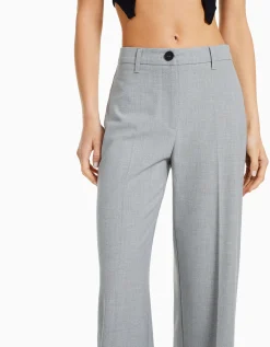 FEMME BERSHKA Pantalons*Pantalon wide leg passants