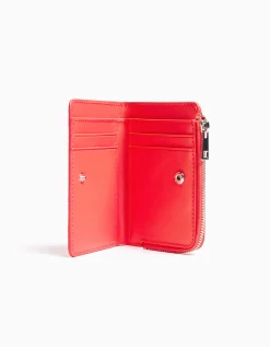 FEMME BERSHKA Tout voir*Porte-monnaie effet verni gravé imprimé animal