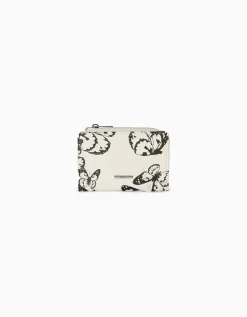 FEMME BERSHKA Tout voir*Porte-monnaie imprimé papillons