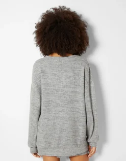 FEMME BERSHKA Pulls*Pull à col en V