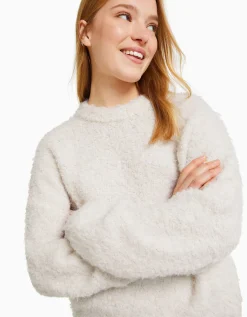 FEMME BERSHKA Pulls*Pull à col rond