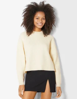 FEMME BERSHKA Pulls*Pull à col rond