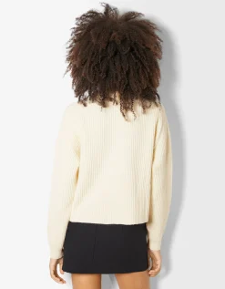 FEMME BERSHKA Pulls*Pull à col rond