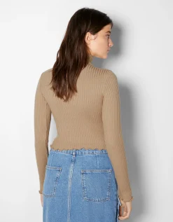FEMME BERSHKA Pulls*Pull à col roulé