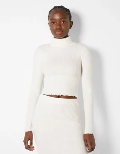 FEMME BERSHKA Pulls*Pull à col roulé