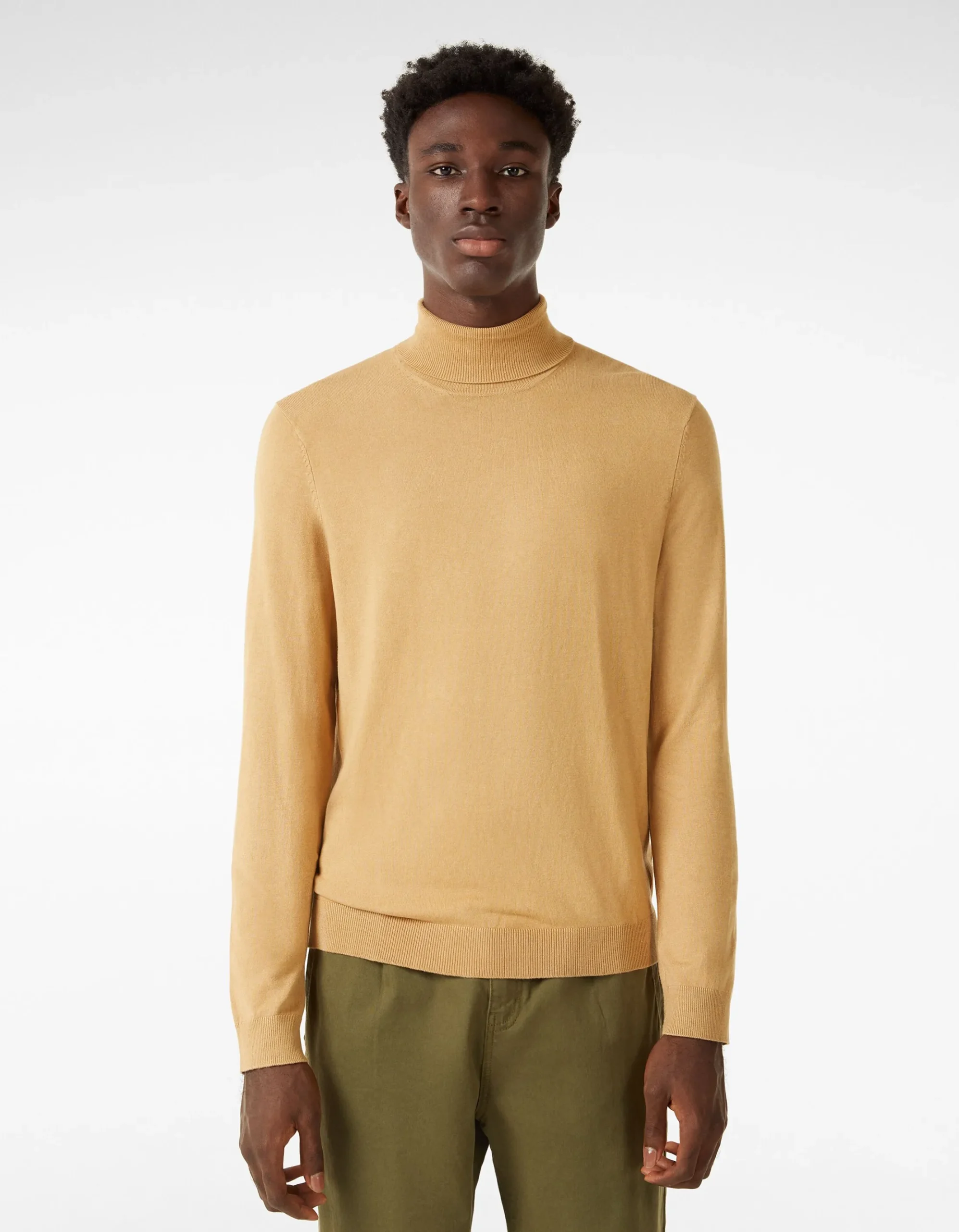 HOMME BERSHKA Pulls et gilets*Pull à col roulé