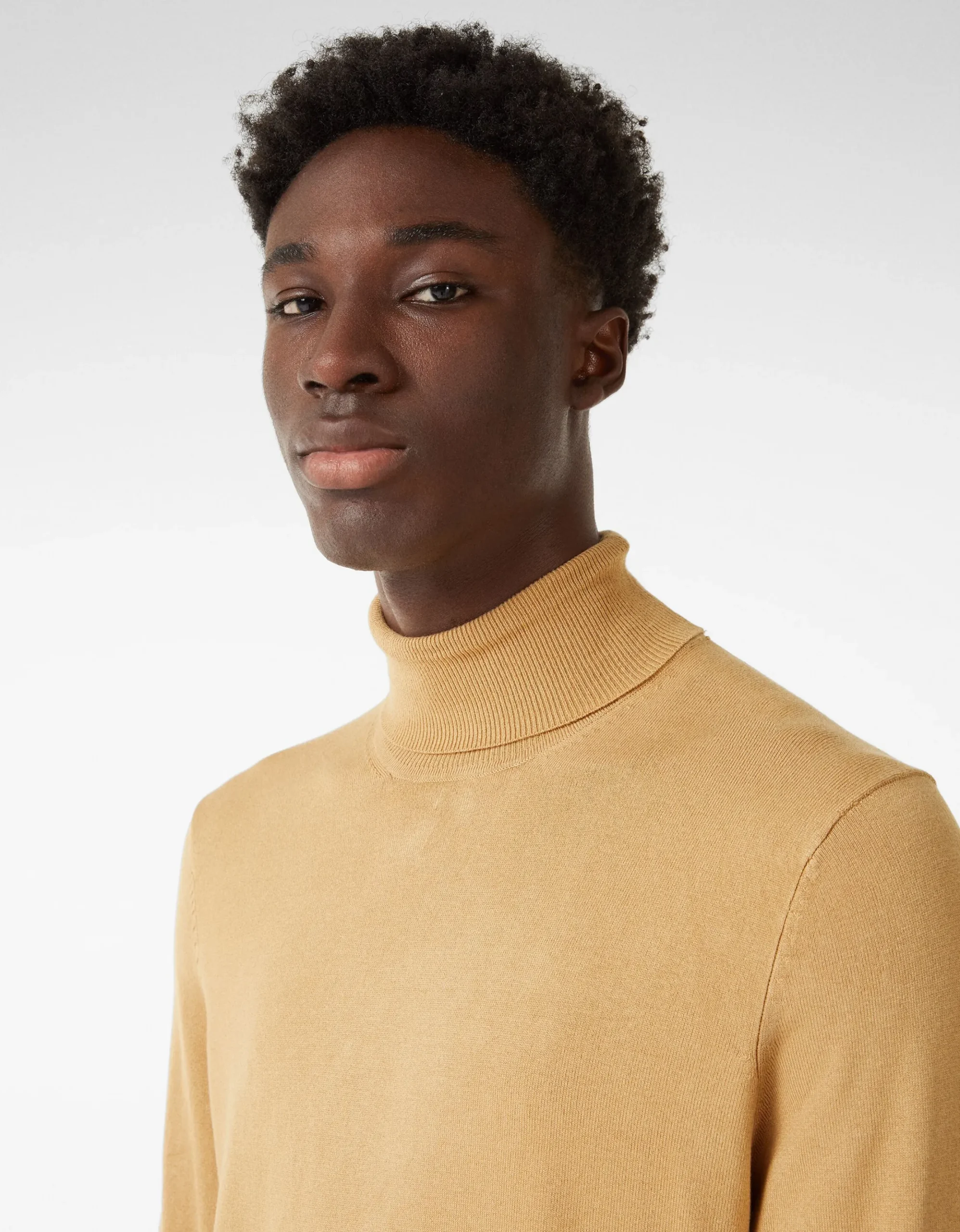 HOMME BERSHKA Pulls et gilets*Pull à col roulé