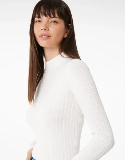 FEMME BERSHKA Pulls*Pull bord-côte col roulé