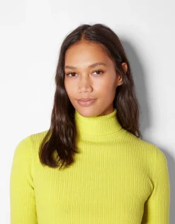 FEMME BERSHKA Pulls*Pull bord-côte col roulé