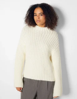 FEMME BERSHKA Pulls*Pull col montant
