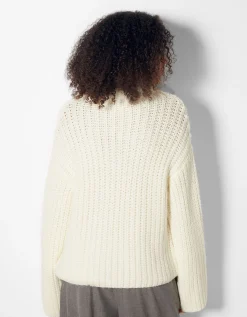 FEMME BERSHKA Pulls*Pull col montant