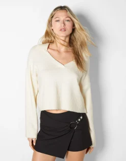 FEMME BERSHKA Pulls*Pull col polo