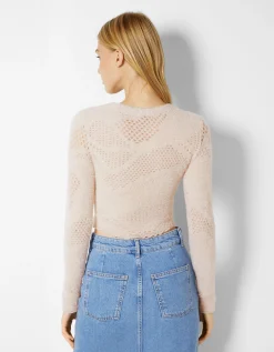 FEMME BERSHKA Pulls*Pull col rond