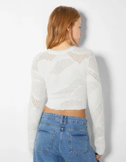 FEMME BERSHKA Pulls*Pull col rond