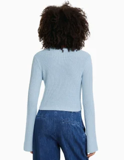FEMME BERSHKA Maille*Pull col rond